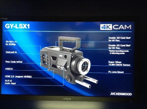 JVC annonce 4 cameras 4K au NABSHOW