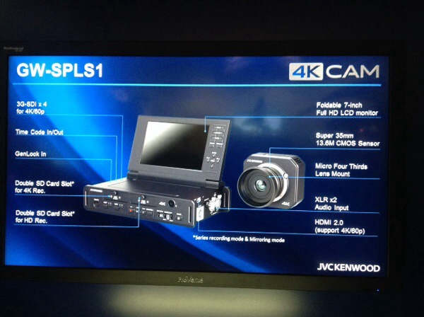 JVC annonce 4 cameras 4K au NABSHOW