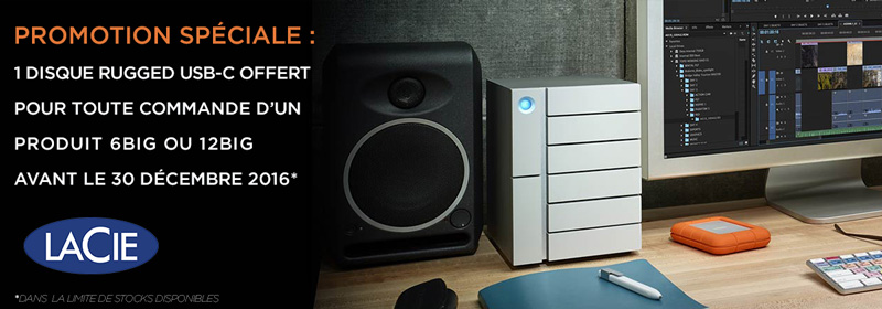 Nouvelles solutions de stockage Raid Thunderbolt de LaCie