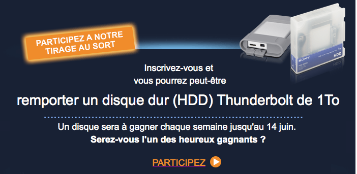 Gagnez un disque dur SONY !