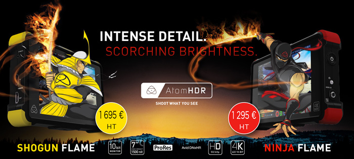 Nouvelle gamme ATOMOS FLAME