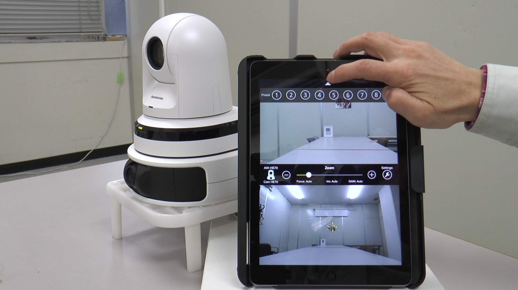 Les nouvelles caméras robotisées de Panasonic