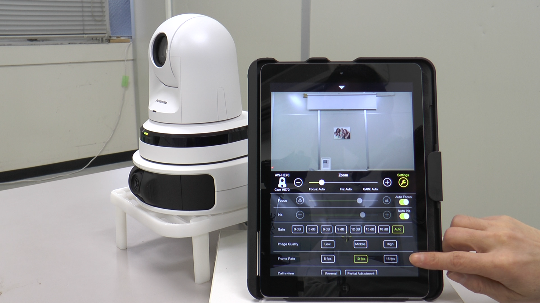 Les nouvelles caméras robotisées de Panasonic