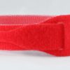 VELCRO STRAPS 25 MM X 300 MM ROUGE LE LOT DE 20
