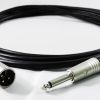 CORDON AUDIO SYMETRIQUE XLR 3BR M / JACK 6.35 1m