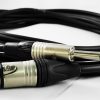 Cordon Audio Symétrique XLR 3BR F / JACK 6.35 m - 20m