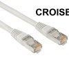 CORDON RESEAU RJ45 M/M CROISE (CAT 5) - 2m