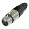 FICHE XLR FEMELLE 6 Points.