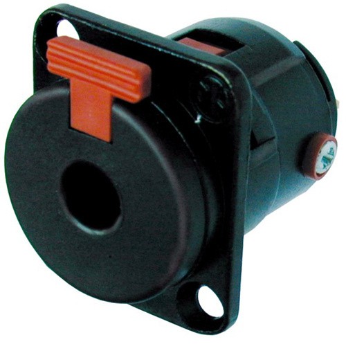 Neutrik Embrase Jack Femelle 6.35 Stéréo Noire Serie D