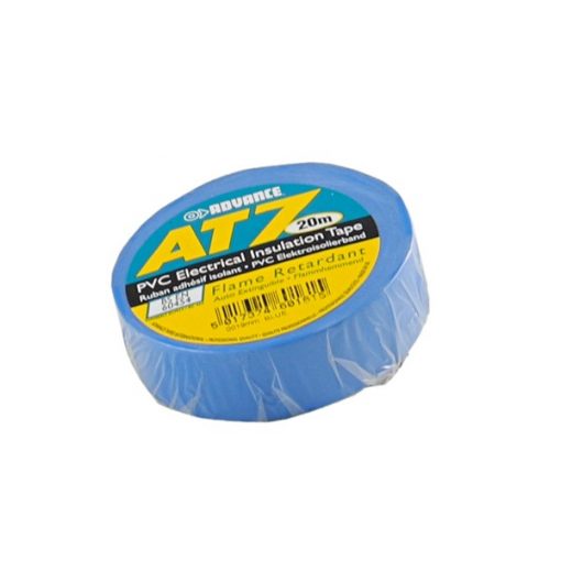 Advance Tape PVC Isolation AT7 Barnier 19mm X 20m Bleu