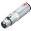 ADAPTATEUR XLR FEMELLE JACK STEREO FEMELLE