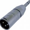 Adaptateur XLR M - Jack M stéréo