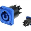 EMBASE FEMELLE ARRIVEE SECTEUR BLEUE POWERCON