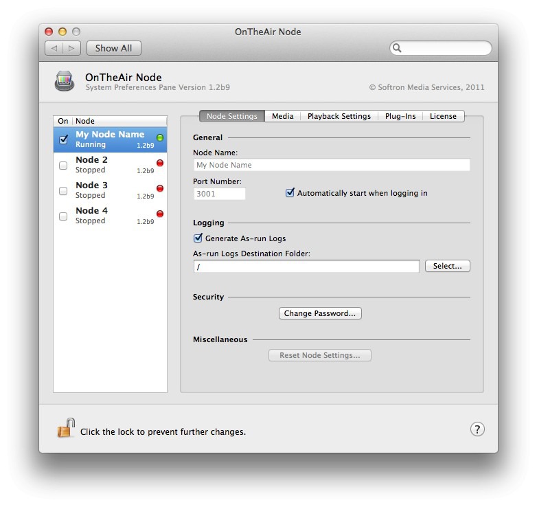 Softron OnTheAir Node 3 - Logiciel