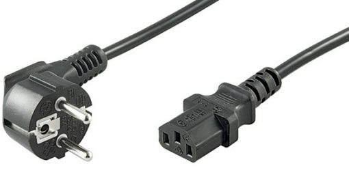 Cordon Secteur 2P+T fiche Type Schuko / CEE22 M/F 1,8m