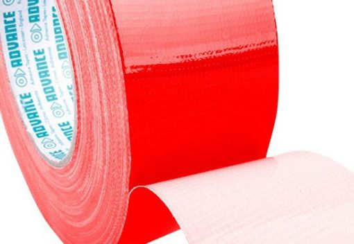 GAFFA ADVANCE TOILÉ BRILLANT AT175 ADVANCE 50MM*50M ROUGE