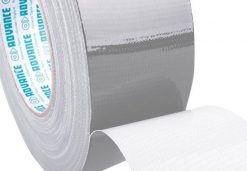GAFFA ADVANCE TOILÉ BRILLANT AT175 ADVANCE 50MM*50M GRIS ARGENT