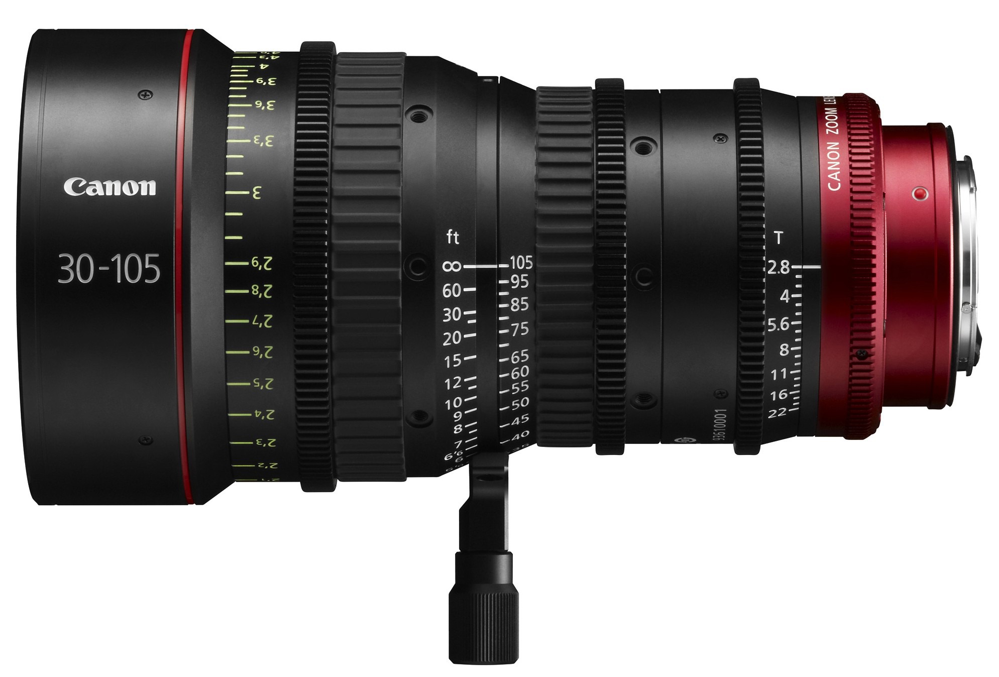 Canon Compact Zoom Cine Lens CN-E 30-105mm T2.8 Monture PL - Objectif Zoom Cinéma Canon Compact Zoom Cine Lens CN-E 30-105mm T2.8 Monture PL - Objectif Zoom Cinéma