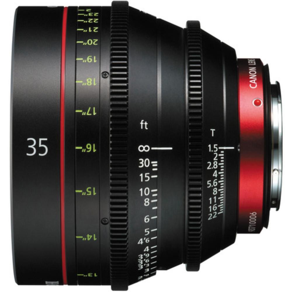 Canon Prime Cine Lens 35mm T1.5 Monture EF - Objectif Prime Cinéma