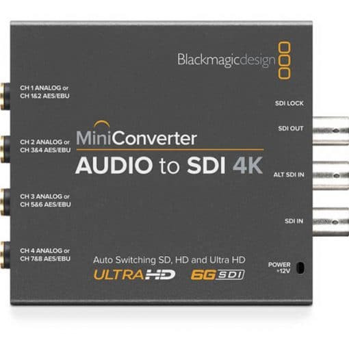 Blackmagic Design Mini Converter Audio to SDI 4K - Convertisseur