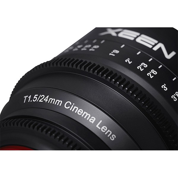 XEEN 24mm T1.5 (Sony E, métrique) - Objectif Prime Cinéma XEEN 24mm T1.5 (Sony E, métrique) - Objectif Prime Cinéma