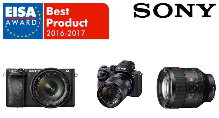 SONY auréolé par 3 EISA Awards !