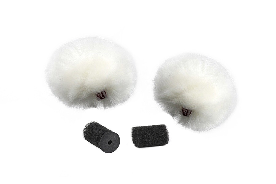 Rycote Windjammer Ristretto - Bonnette pour Lavalier Blanc (paire)