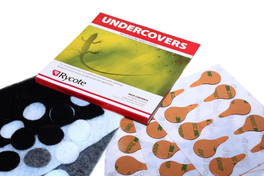 Rycote Undercover sachets 30 Adhésifs + 30 disques feutres