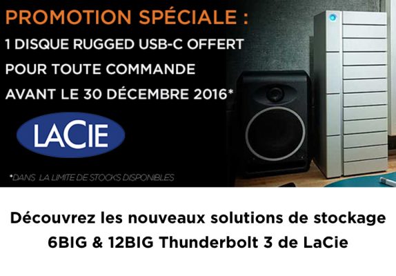 Nouvelles solutions de stockage Raid Thunderbolt de LaCie