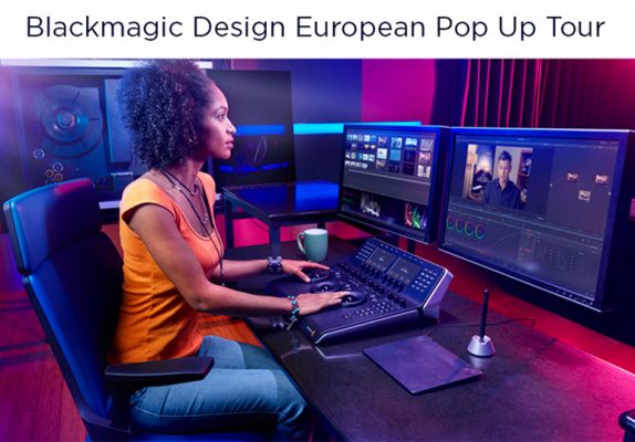 Blackmagic design European pop Up Tour