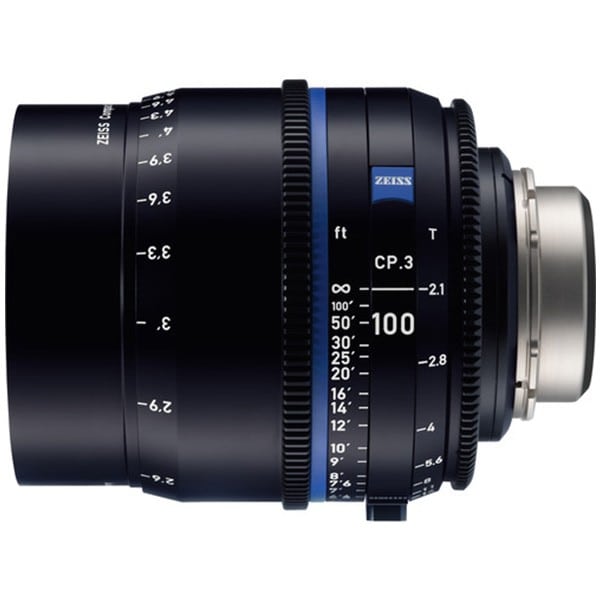 Zeiss CP.3 100mm T2.1 (Sony E, imperial) - Objectif Prime Cinéma