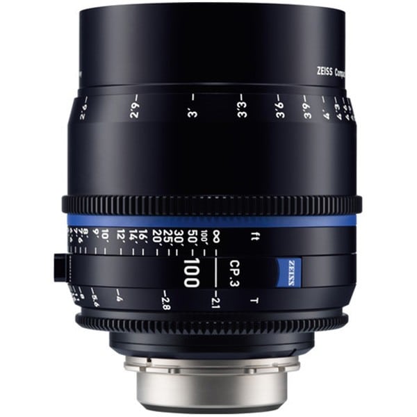 Zeiss CP.3 100mm T2.1 (Sony E, imperial) - Objectif Prime Cinéma Zeiss CP.3 100mm T2.1 (Sony E, imperial) - Objectif Prime Cinéma