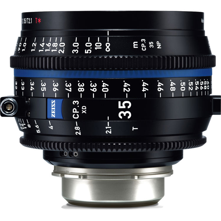 Zeiss CP.3 35mm T2.1 (PL, métrique) XD - Objectif Prime Cinéma
