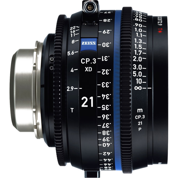 Zeiss CP.3 21mm T2.9 (PL, métrique) XD - Objectif Prime Cinéma Zeiss CP.3 21mm T2.9 (PL, métrique) XD - Objectif Prime Cinéma