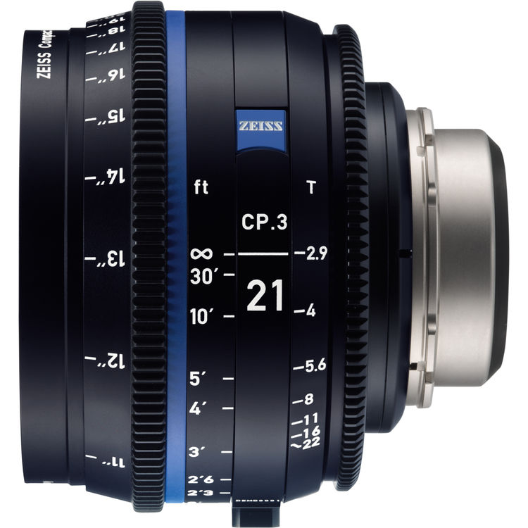 Zeiss CP.3 21mm T2.9 (Canon EF, imperial) - Objectif Prime Cinéma Zeiss CP.3 21mm T2.9 (Canon EF, imperial) - Objectif Prime Cinéma