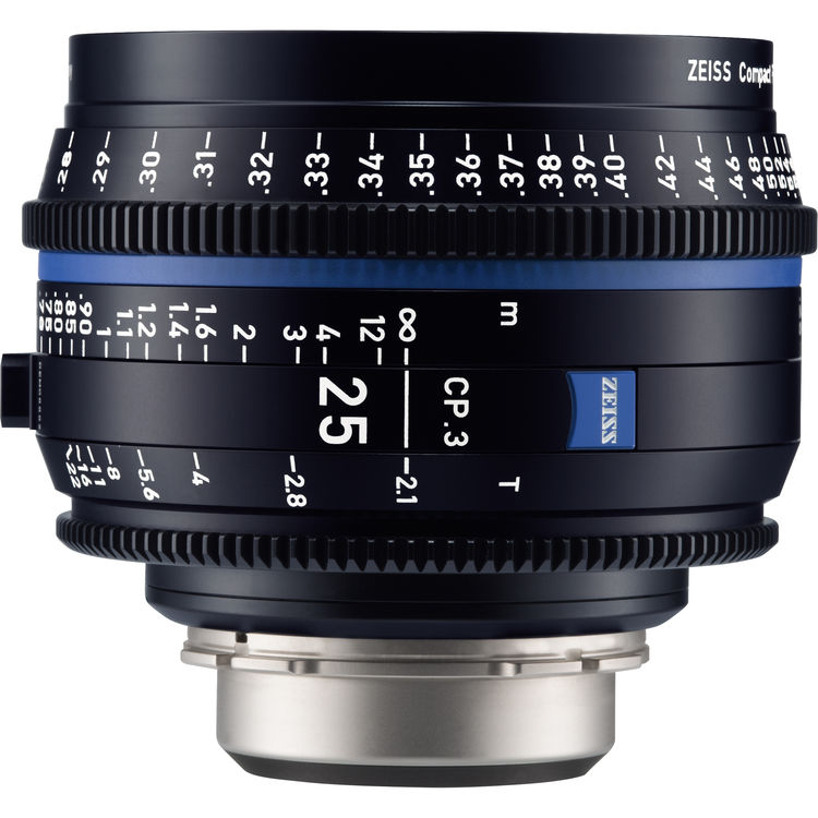 Zeiss CP.3 25mm T2.1 (Sony E, imperial) - Objectif Prime Cinéma