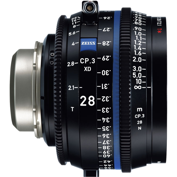 Zeiss CP.3 28mm T2.1 (PL, métrique) XD - Objectif Prime Cinéma Zeiss CP.3 28mm T2.1 (PL, métrique) XD - Objectif Prime Cinéma