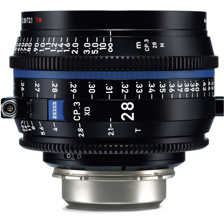 Zeiss CP.3 28mm T2.1 (PL, métrique) XD - Objectif Prime Cinéma Zeiss CP.3 28mm T2.1 (PL, métrique) XD - Objectif Prime Cinéma