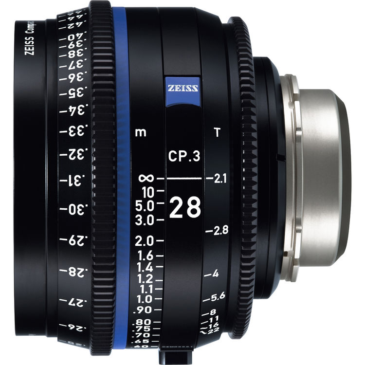 Zeiss CP.3 28mm T2.1 (Micro 4/3, métrique) - Objectif Prime Cinéma Zeiss CP.3 28mm T2.1 (Micro 4/3, métrique) - Objectif Prime Cinéma