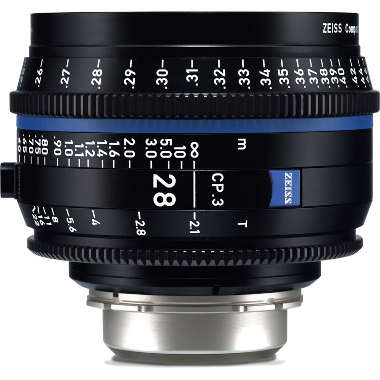 Zeiss CP.3 28mm T2.1 (Micro 4/3, métrique) - Objectif Prime Cinéma Zeiss CP.3 28mm T2.1 (Micro 4/3, métrique) - Objectif Prime Cinéma