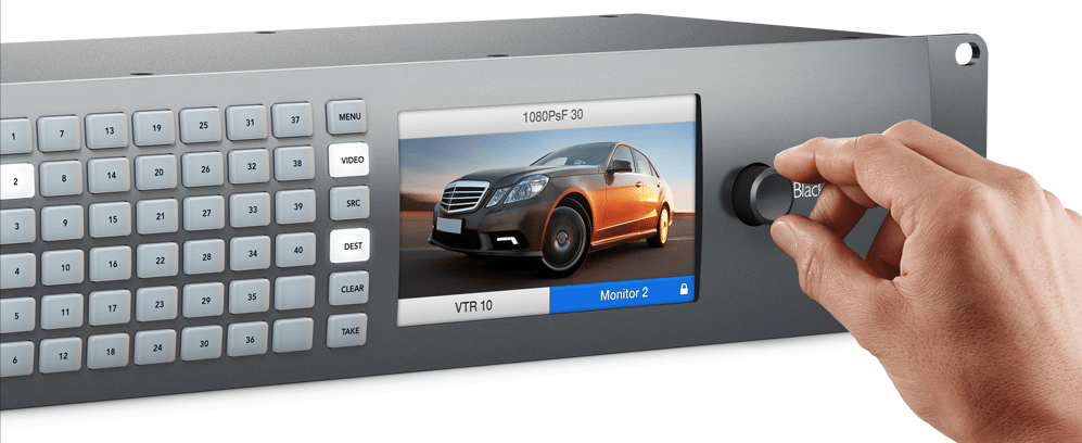 Blackmagic Design Smart Videohub 12 x 12 6G-SDI - Pupitre de contrôle