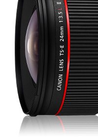 Canon EF TS-E 24mm f/3.5LII + parasoleil - Objectif