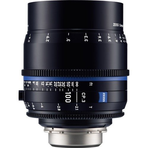 Zeiss CP.3 100mm T2.1 (PL, imperial) - Objectif Prime Cinéma Zeiss CP.3 100mm T2.1 (PL, imperial) - Objectif Prime Cinéma