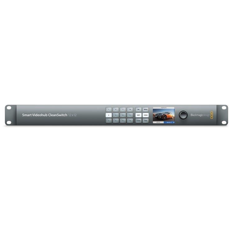Blackmagic Design Smart Videohub 12 x 12 6G-SDI - Pupitre de contrôle Blackmagic Design Smart Videohub 12 x 12 6G-SDI - Pupitre de contrôle