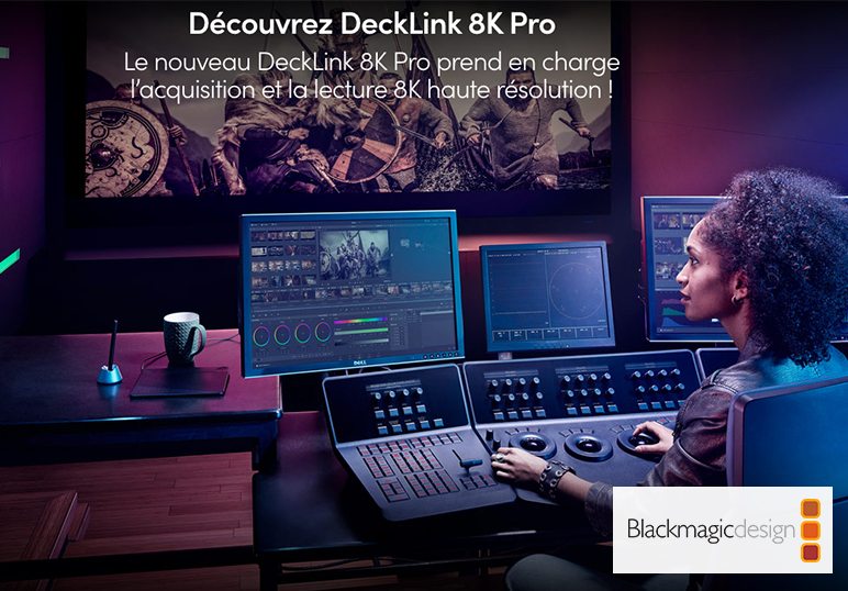 Blackmagic Design révèle le DeckLink 8K Pro