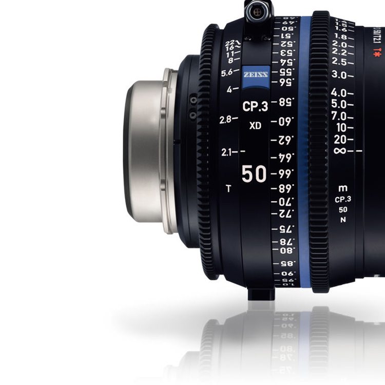 Zeiss CP.3 50mm T2.1 (PL, métrique) XD eXtended Data - Objectif Prime Cinéma Zeiss CP.3 50mm T2.1 (PL, métrique) XD eXtended Data - Objectif Prime Cinéma