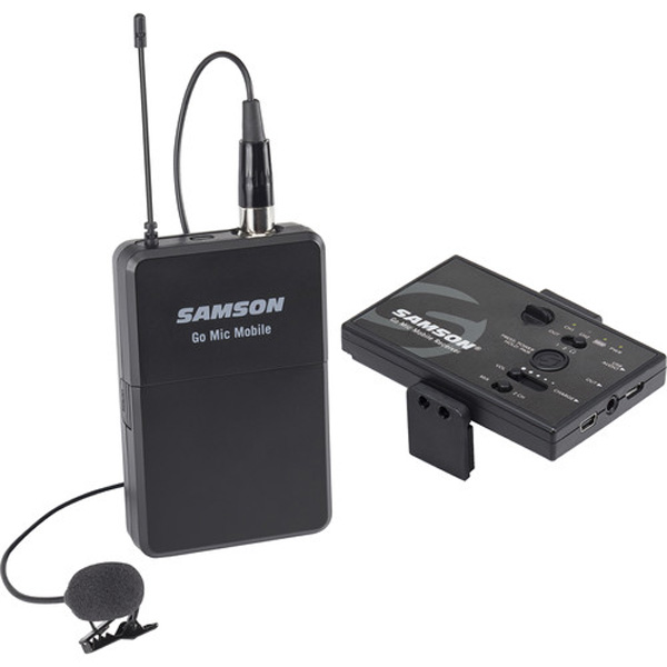 KIT 2 CANAUX HF POUR SMARTPHONE AVEC MICRO CRAVATE SAMSON GO MIC MOBILE KIT 2 CANAUX HF POUR SMARTPHONE AVEC MICRO CRAVATE SAMSON GO MIC MOBILE