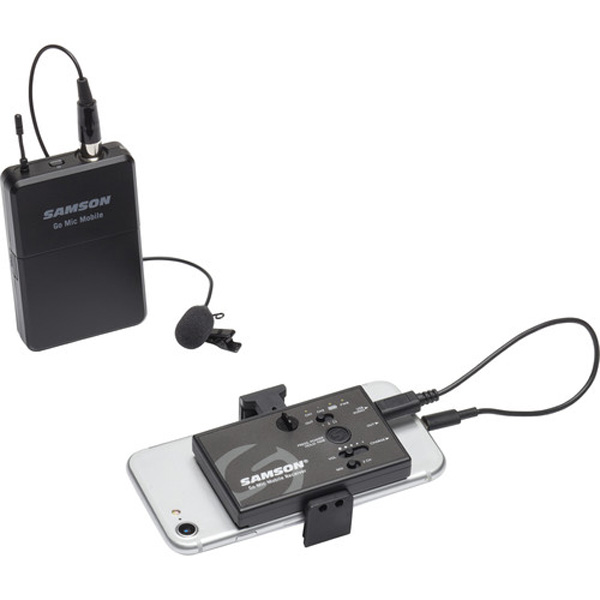 KIT 2 CANAUX HF POUR SMARTPHONE AVEC MICRO CRAVATE SAMSON GO MIC MOBILE KIT 2 CANAUX HF POUR SMARTPHONE AVEC MICRO CRAVATE SAMSON GO MIC MOBILE