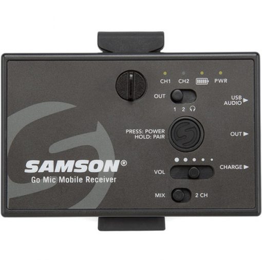 KIT 2 CANAUX HF POUR SMARTPHONE AVEC MICRO CRAVATE SAMSON GO MIC MOBILE