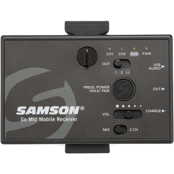 KIT 2 CANAUX HF POUR SMARTPHONE AVEC MICRO CRAVATE SAMSON GO MIC MOBILE KIT 2 CANAUX HF POUR SMARTPHONE AVEC MICRO CRAVATE SAMSON GO MIC MOBILE